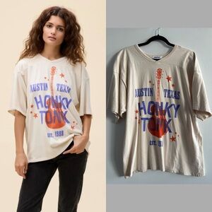 M NEW Daydreamer Austin Honky Tonk Oversized Jersey